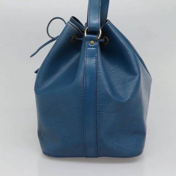 LOUIS VUITTON Epi Petit Noe Shoulder Bag Blue LV Auth - Picture 4 of 16